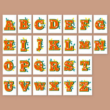 Citrus ABCs (Alphabet)