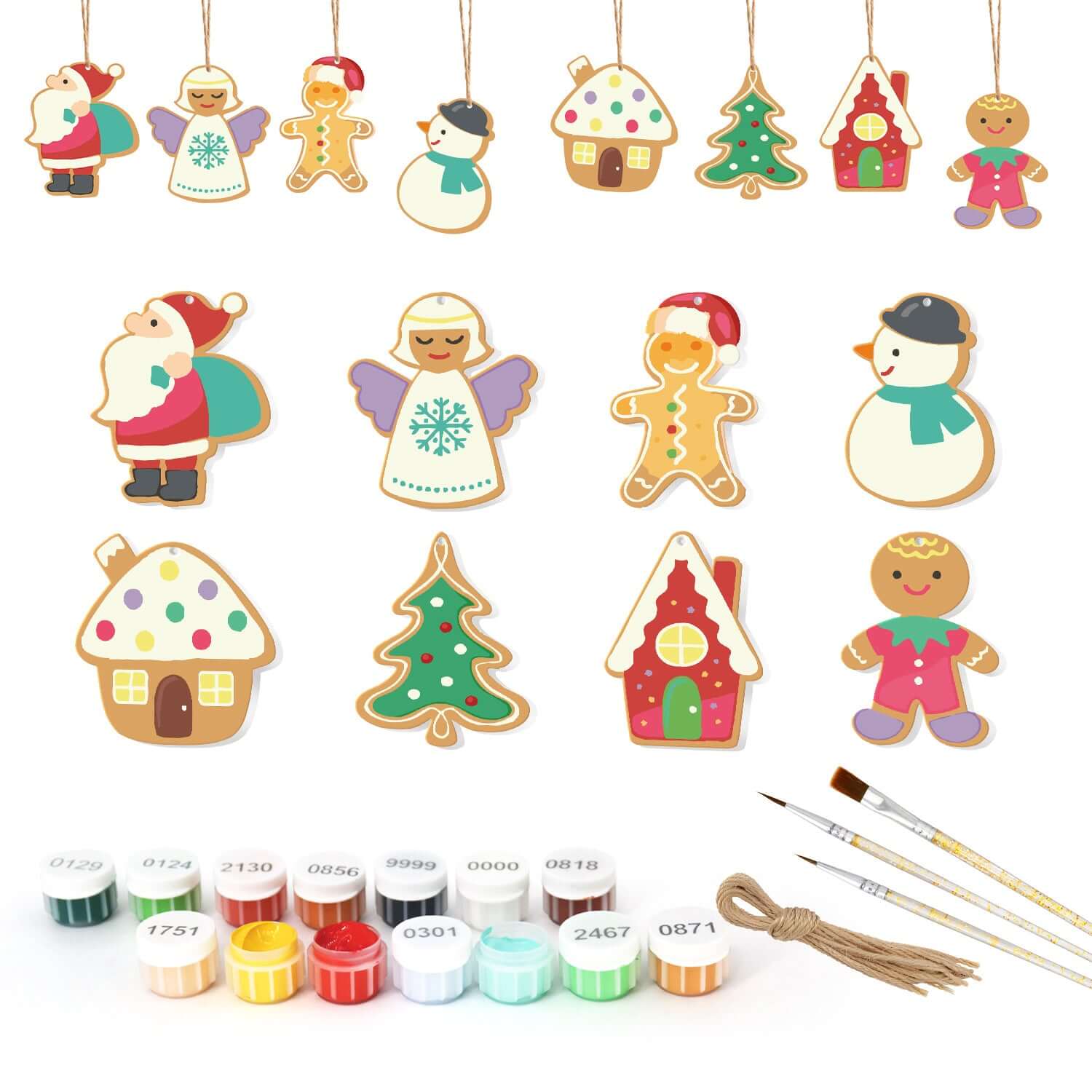 Christmas Magic -  Paint by Numbers Kit for Adults | Relaxing DIY Art Gift | -  Portrait By Numbers