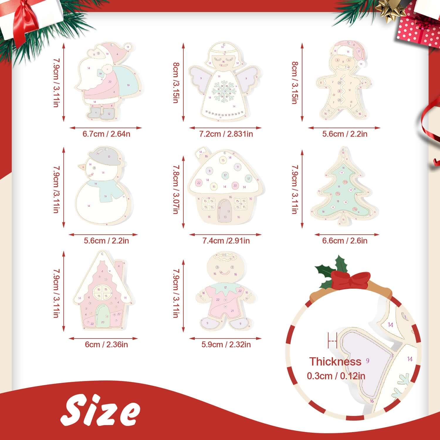 Christmas Magic -  Paint by Numbers Kit for Adults | Relaxing DIY Art Gift | -  Portrait By Numbers