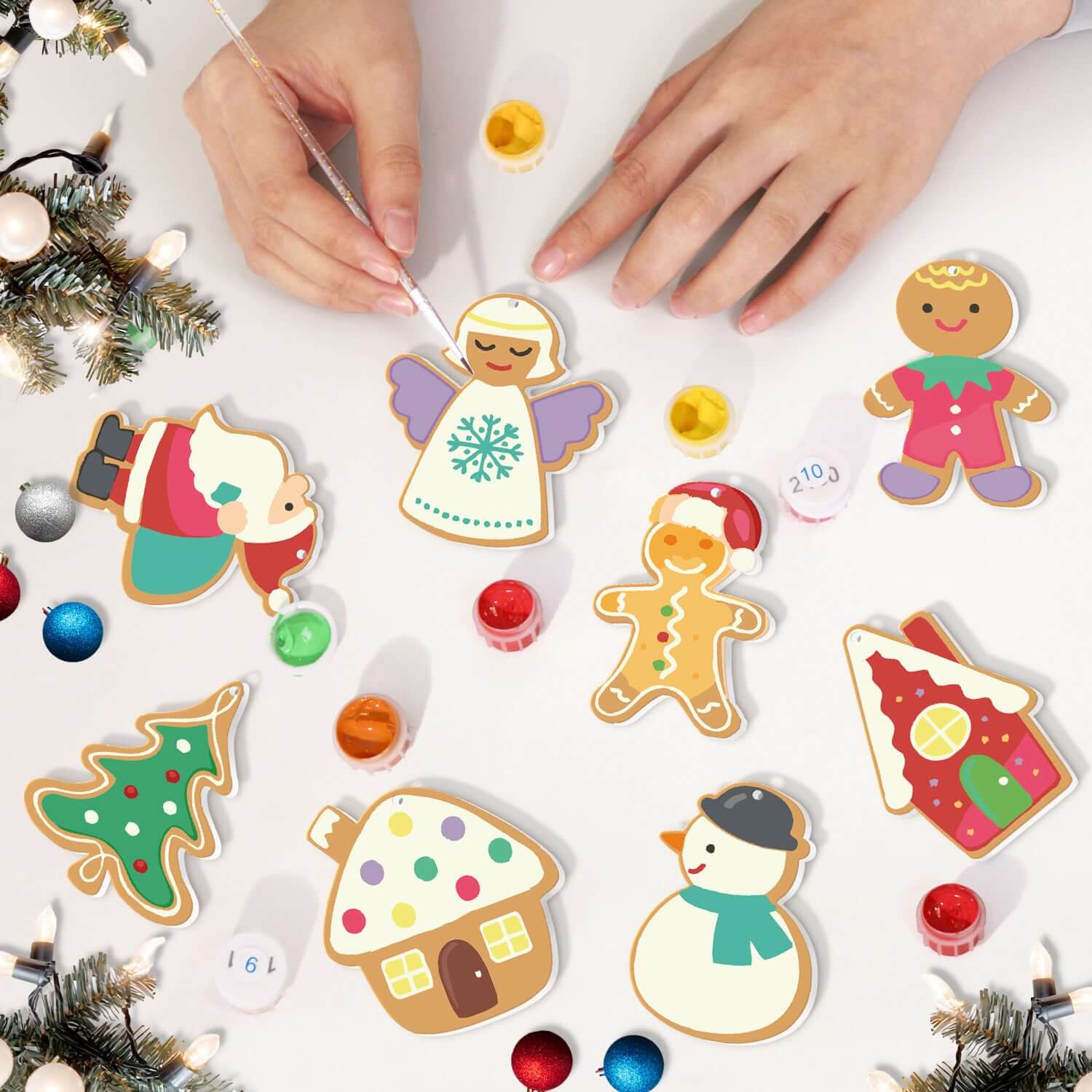 Christmas Magic -  Paint by Numbers Kit for Adults | Relaxing DIY Art Gift | -  Portrait By Numbers