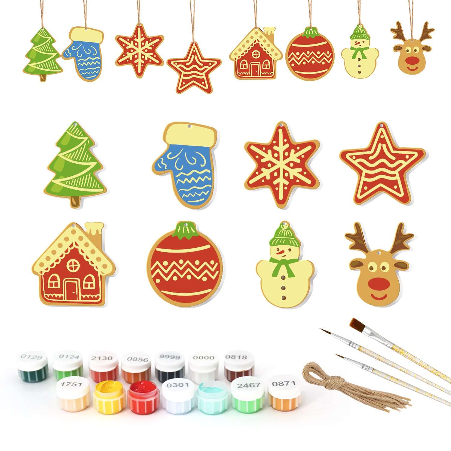 Cozy Christmas -  Paint by Numbers Kit for Adults | Relaxing DIY Art Gift | -  Portrait By Numbers