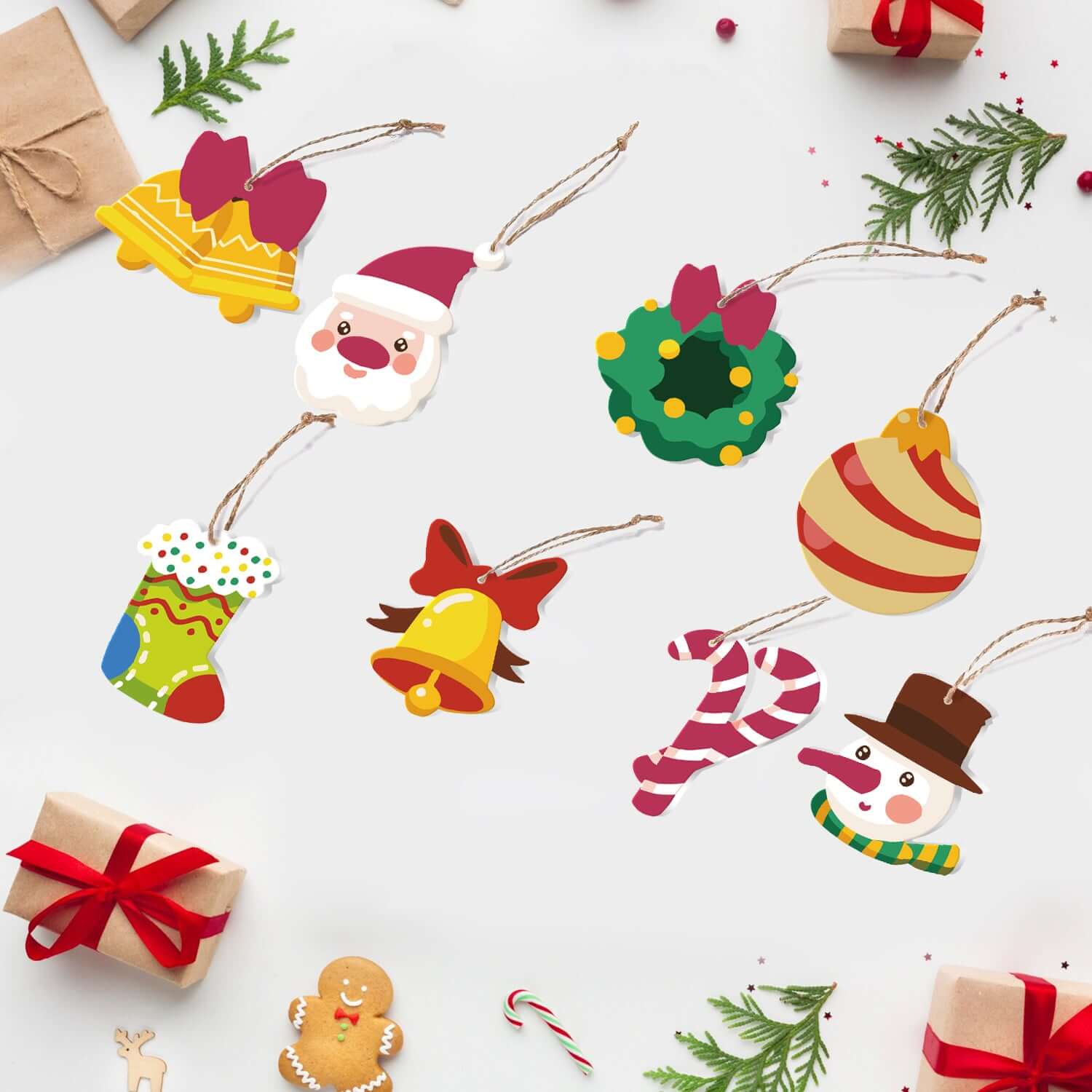 Festive Charm -  Paint by Numbers Kit for Adults | Relaxing DIY Art Gift | -  Portrait By Numbers