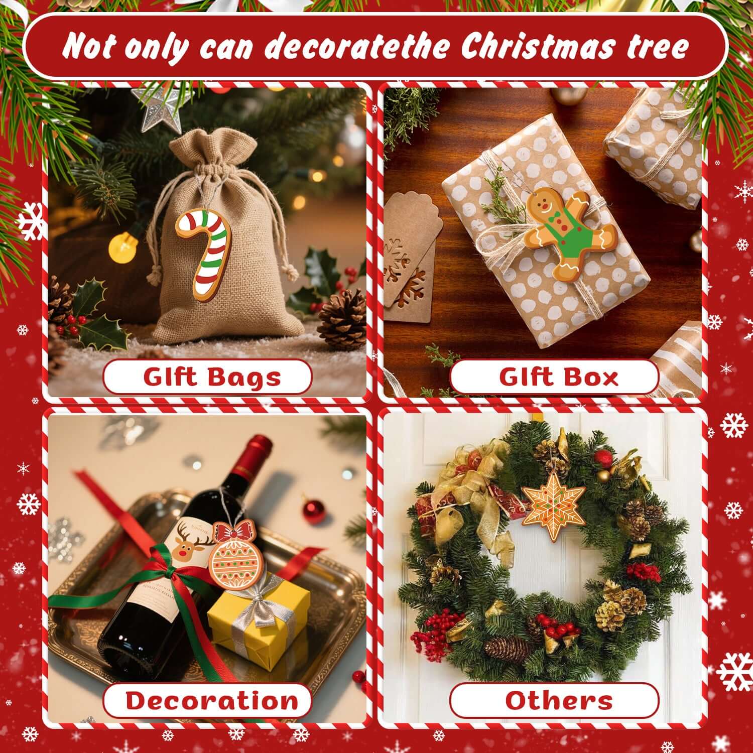 Gingerbread Magic -  Paint by Numbers Kit for Adults | Relaxing DIY Art Gift | -  Portrait By Numbers