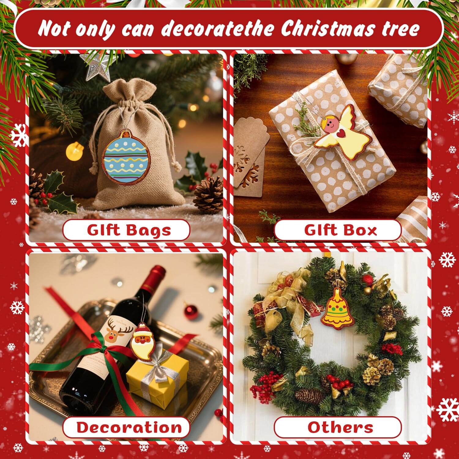 Holiday Cheer -  Paint by Numbers Kit for Adults | Relaxing DIY Art Gift | -  Portrait By Numbers