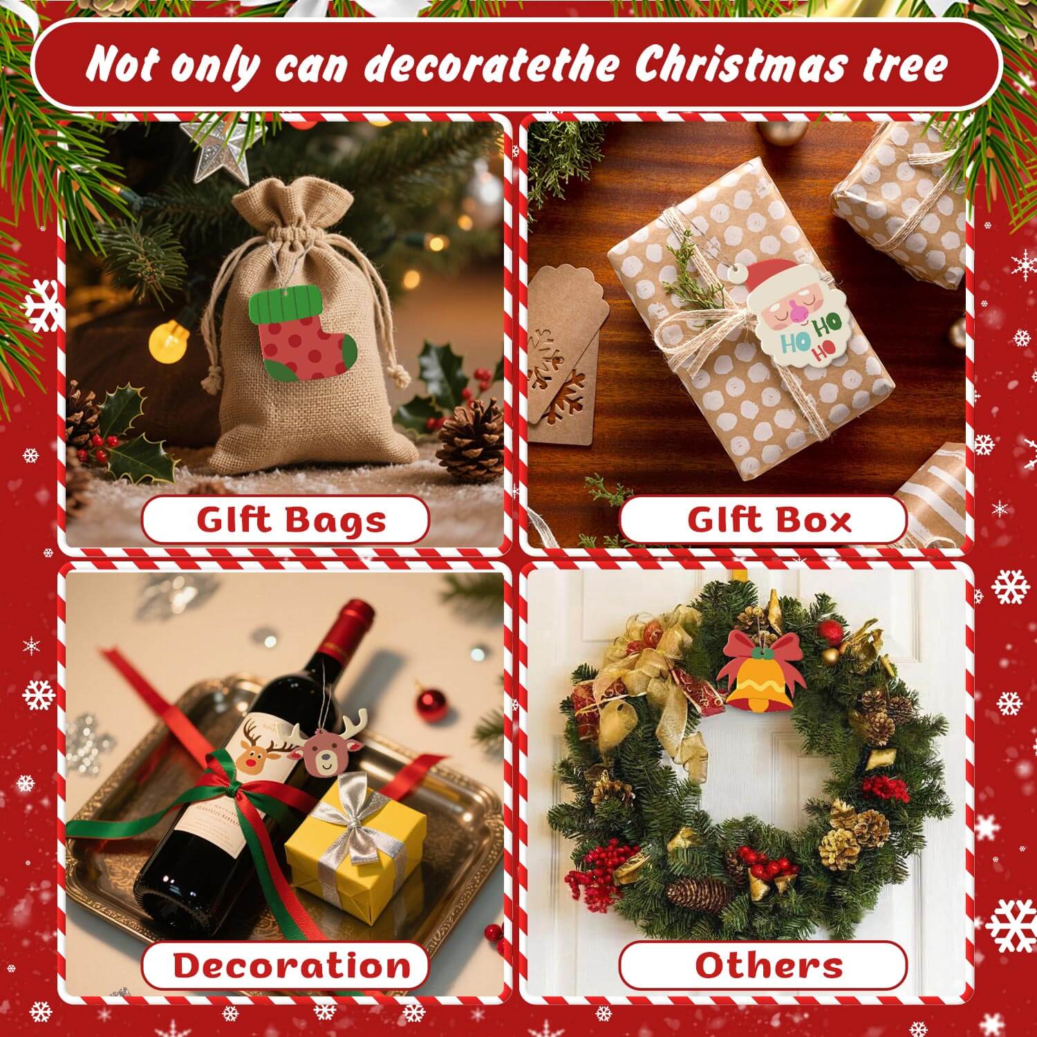 Jolly Christmas -  Paint by Numbers Kit for Adults | Relaxing DIY Art Gift | -  Portrait By Numbers