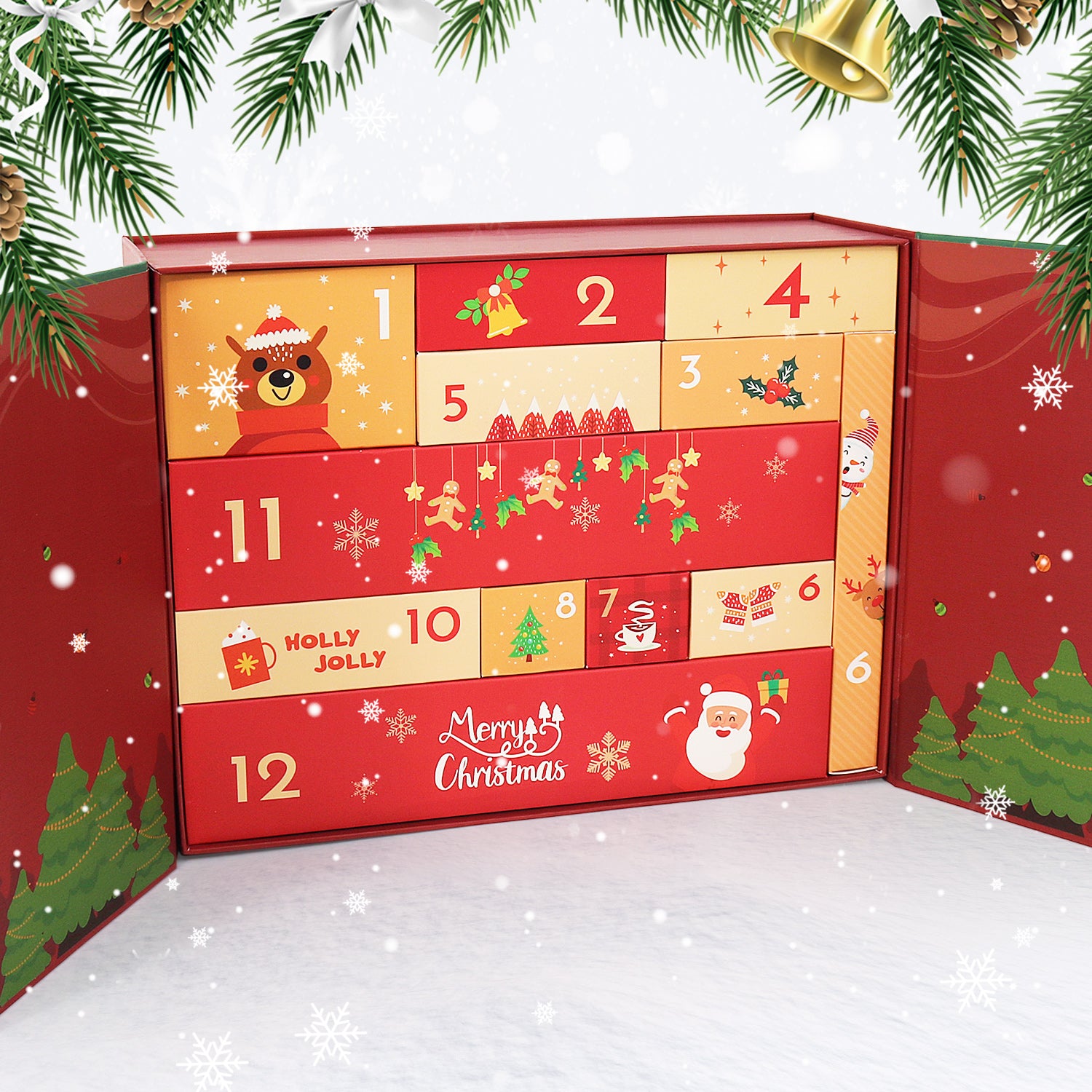 Merry Magic Box -  Paint by Numbers Kit for Adults | Relaxing DIY Art Gift | -  Portrait By Numbers