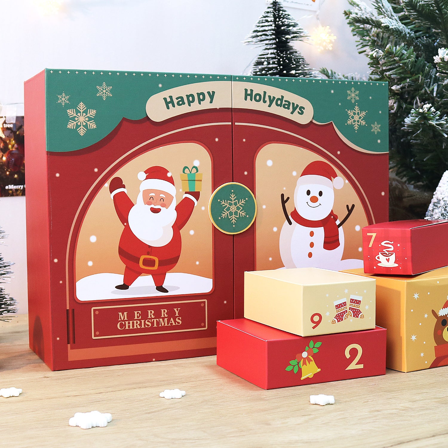Merry Magic Box -  Paint by Numbers Kit for Adults | Relaxing DIY Art Gift | -  Portrait By Numbers