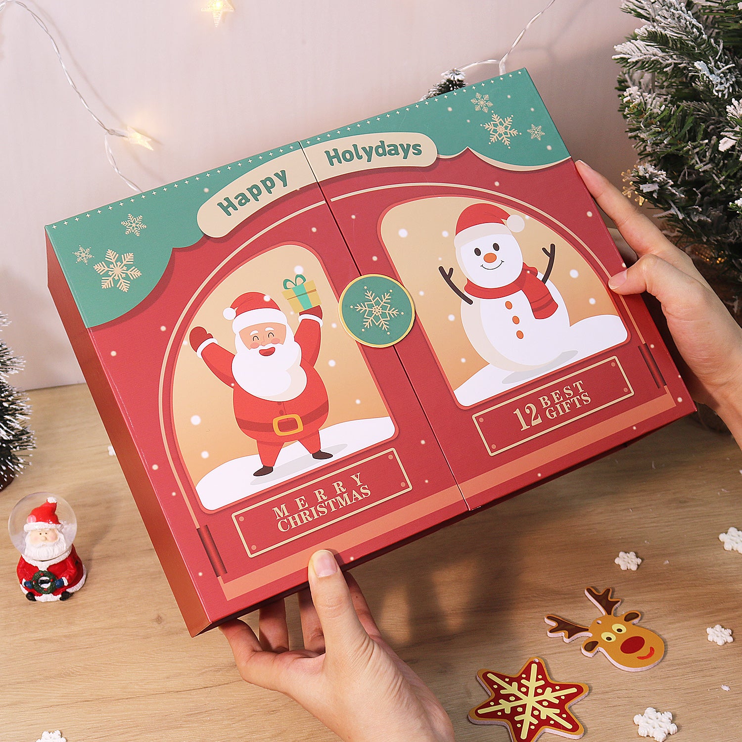 Merry Magic Box -  Paint by Numbers Kit for Adults | Relaxing DIY Art Gift | -  Portrait By Numbers