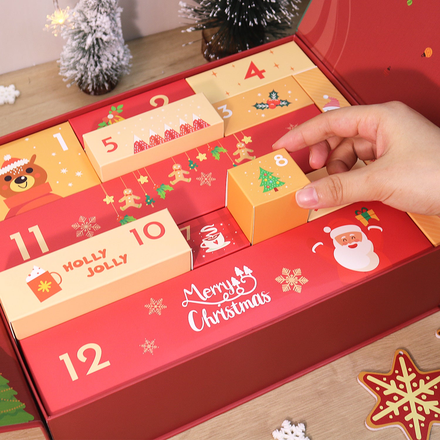 Merry Magic Box -  Paint by Numbers Kit for Adults | Relaxing DIY Art Gift | -  Portrait By Numbers