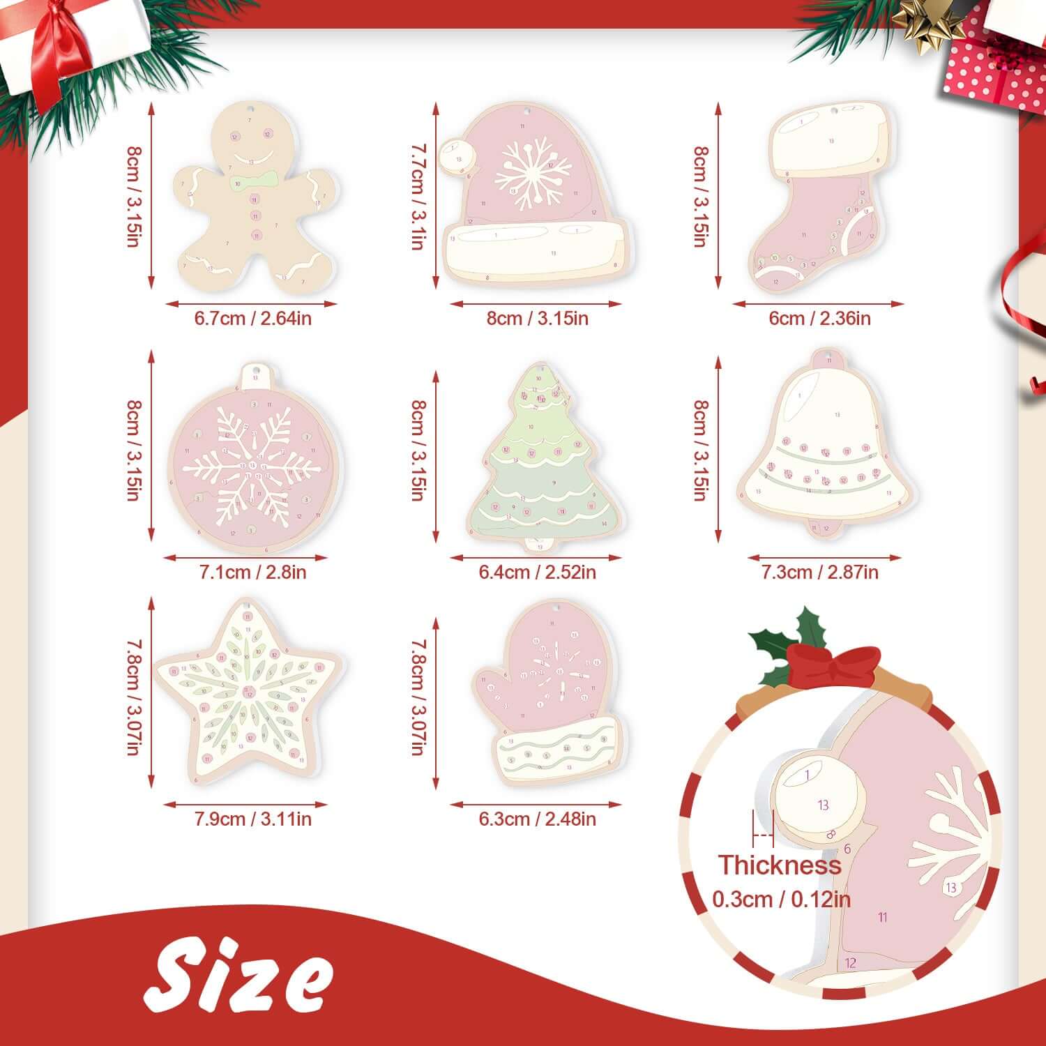 Merry Magic -  Paint by Numbers Kit for Adults | Relaxing DIY Art Gift | -  Portrait By Numbers