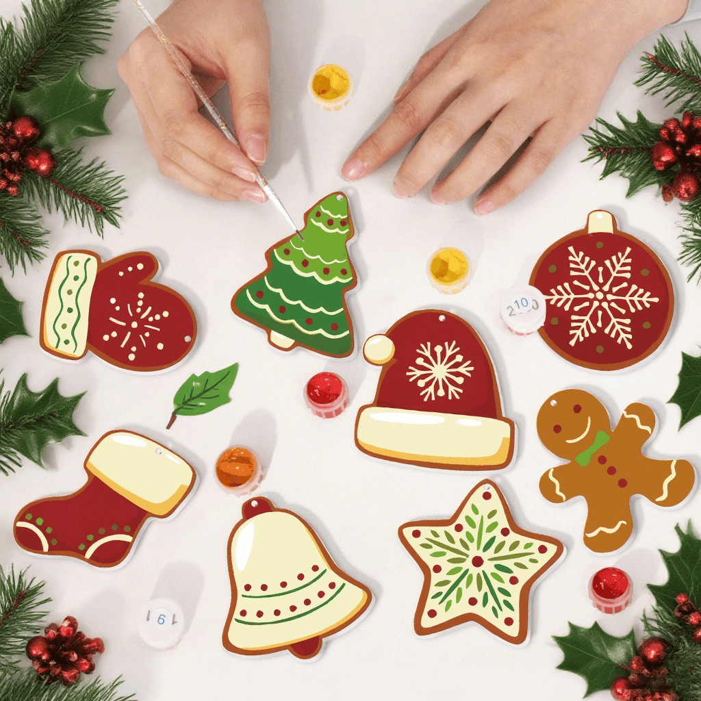 Merry Magic -  Paint by Numbers Kit for Adults | Relaxing DIY Art Gift | -  Portrait By Numbers
