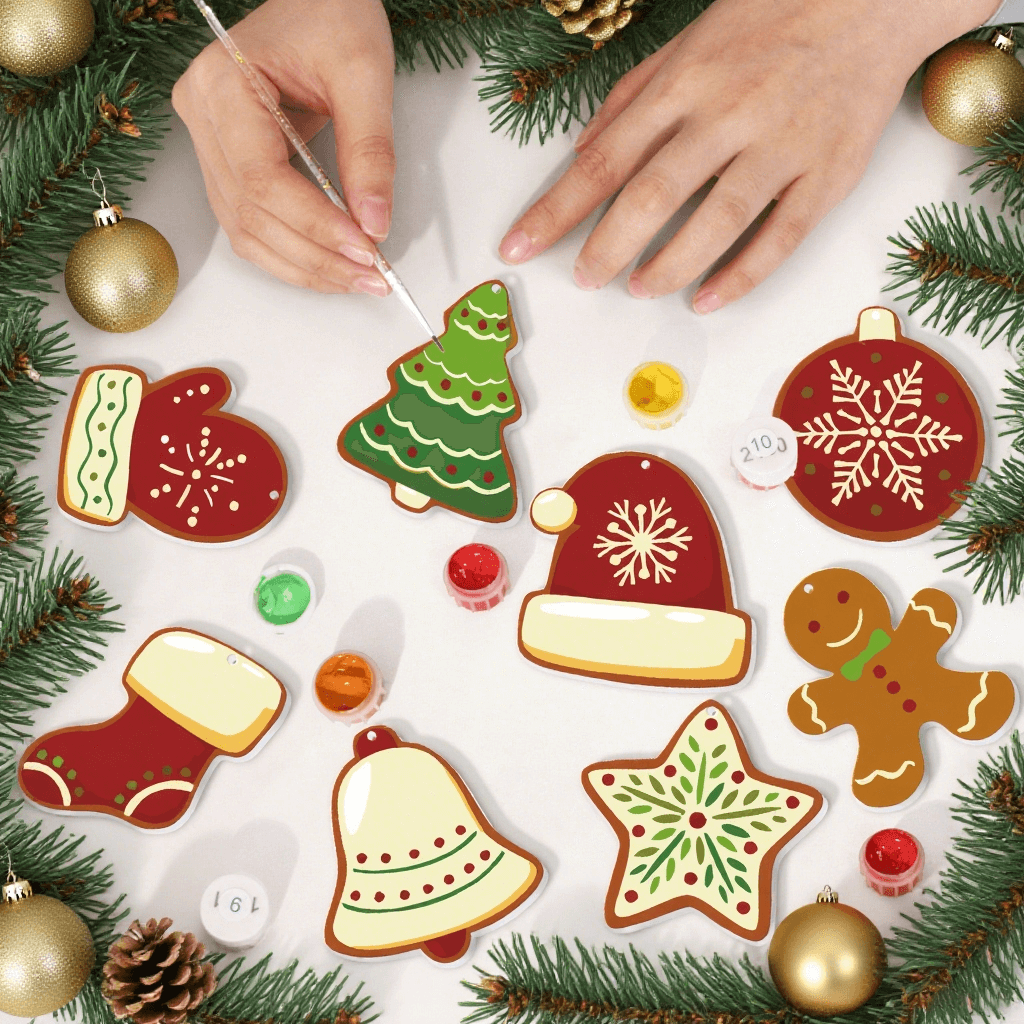 Merry Magic -  Paint by Numbers Kit for Adults | Relaxing DIY Art Gift | -  Portrait By Numbers