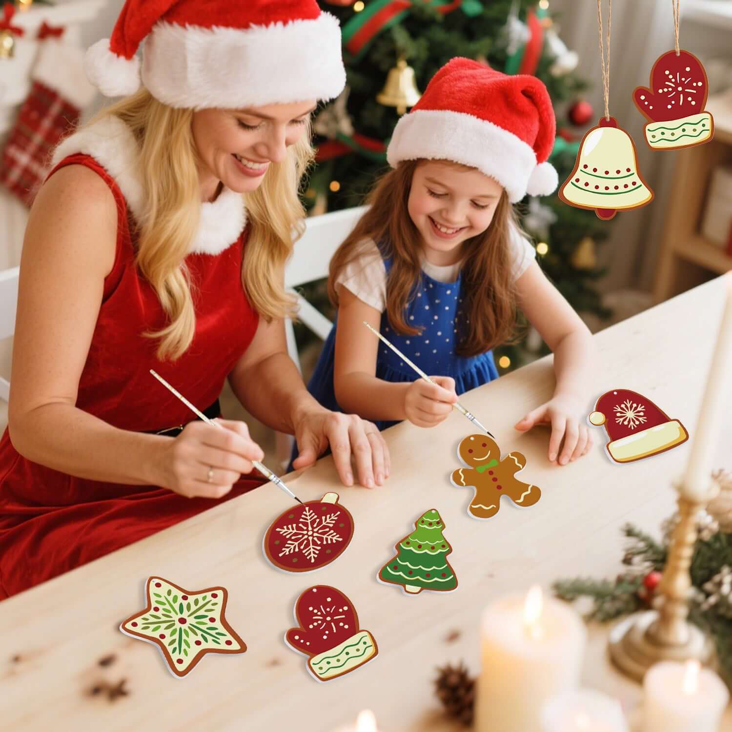 Merry Magic -  Paint by Numbers Kit for Adults | Relaxing DIY Art Gift | -  Portrait By Numbers