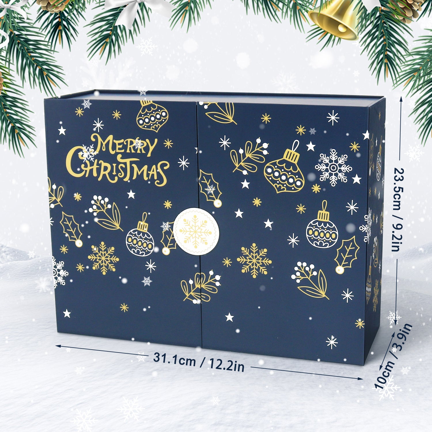 Starry Christmas Box -  Paint by Numbers Kit for Adults | Relaxing DIY Art Gift | -  Portrait By Numbers