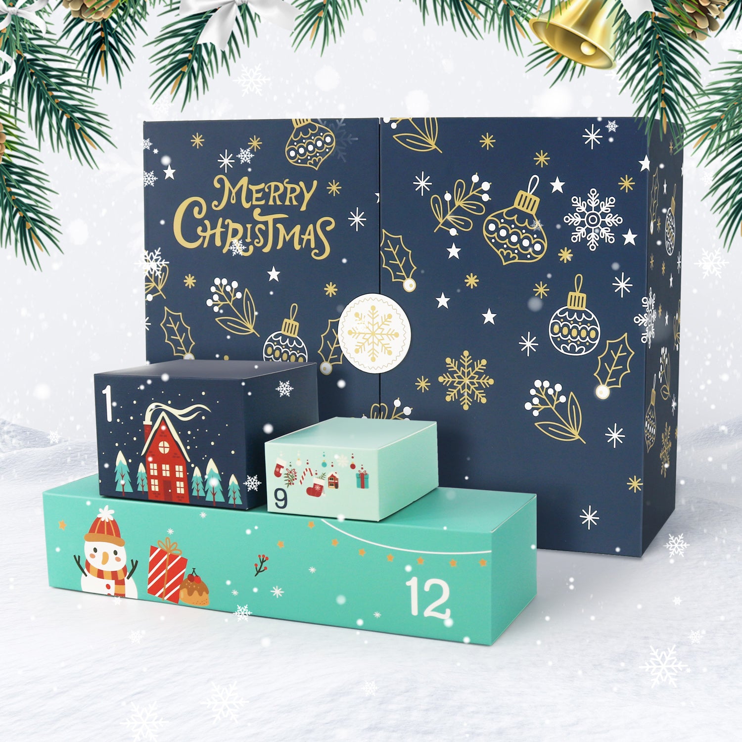 Starry Christmas Box -  Paint by Numbers Kit for Adults | Relaxing DIY Art Gift | -  Portrait By Numbers