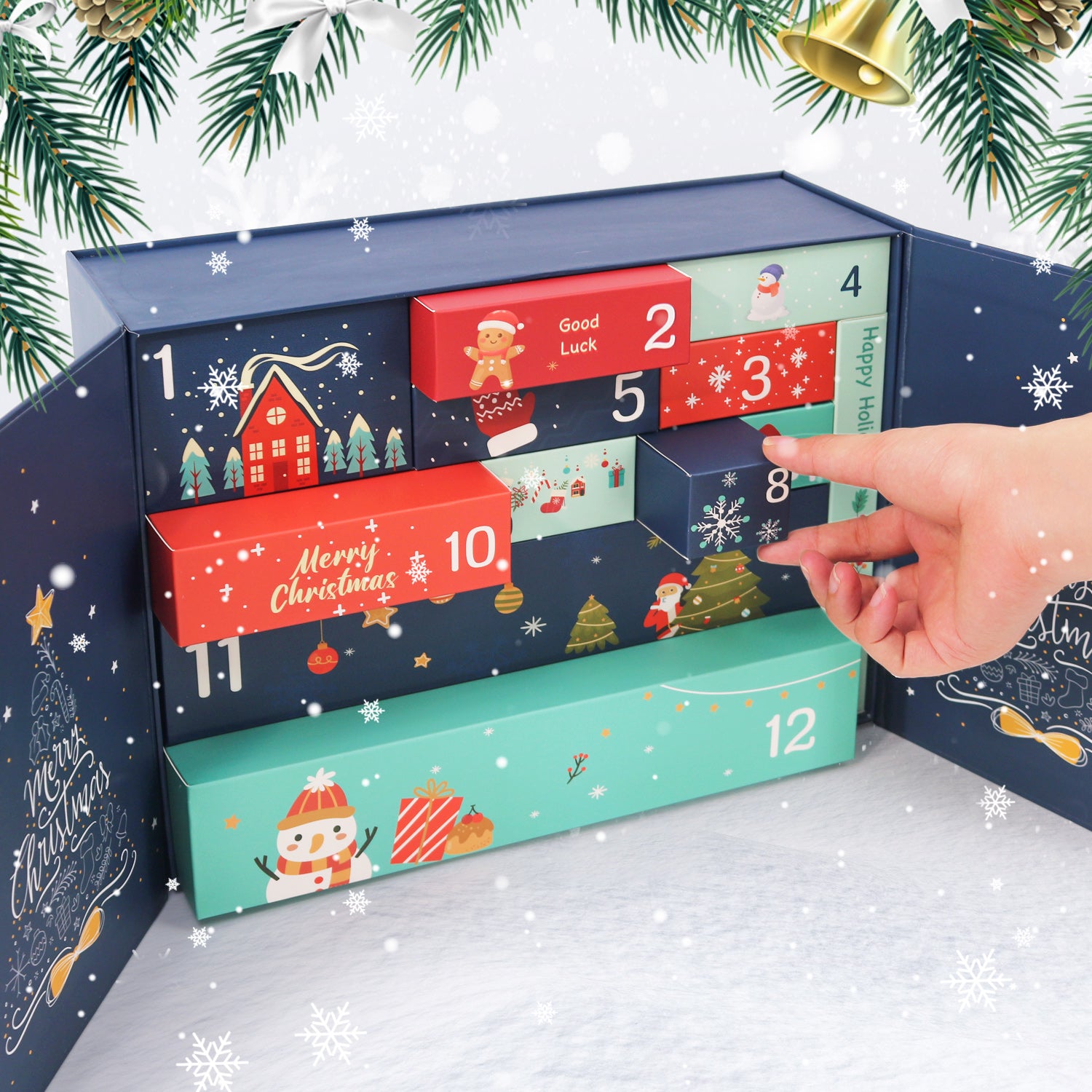 Starry Christmas Box -  Paint by Numbers Kit for Adults | Relaxing DIY Art Gift | -  Portrait By Numbers
