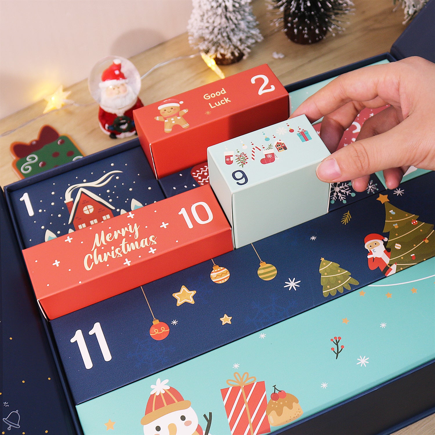 Starry Christmas Box -  Paint by Numbers Kit for Adults | Relaxing DIY Art Gift | -  Portrait By Numbers