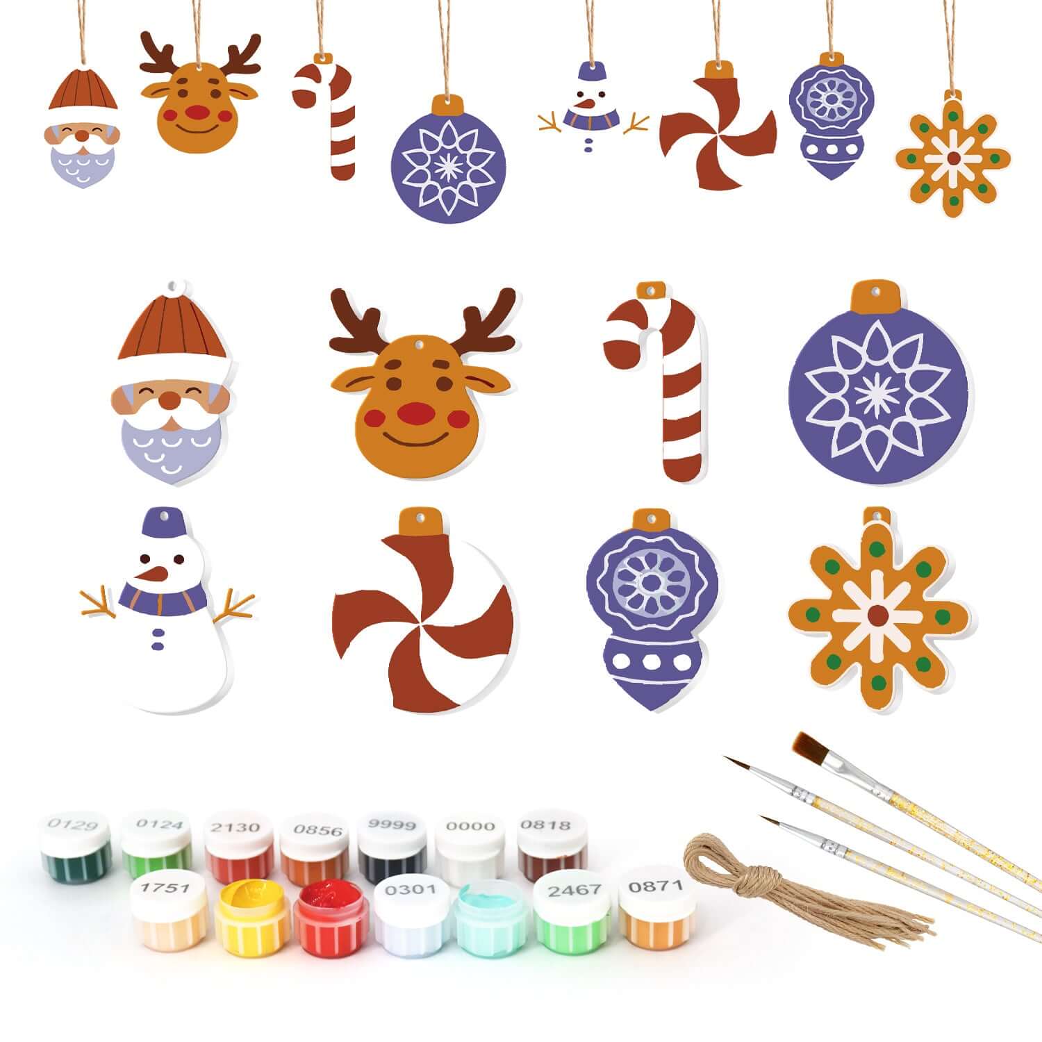 Winter Magic -  Paint by Numbers Kit for Adults | Relaxing DIY Art Gift | -  Portrait By Numbers
