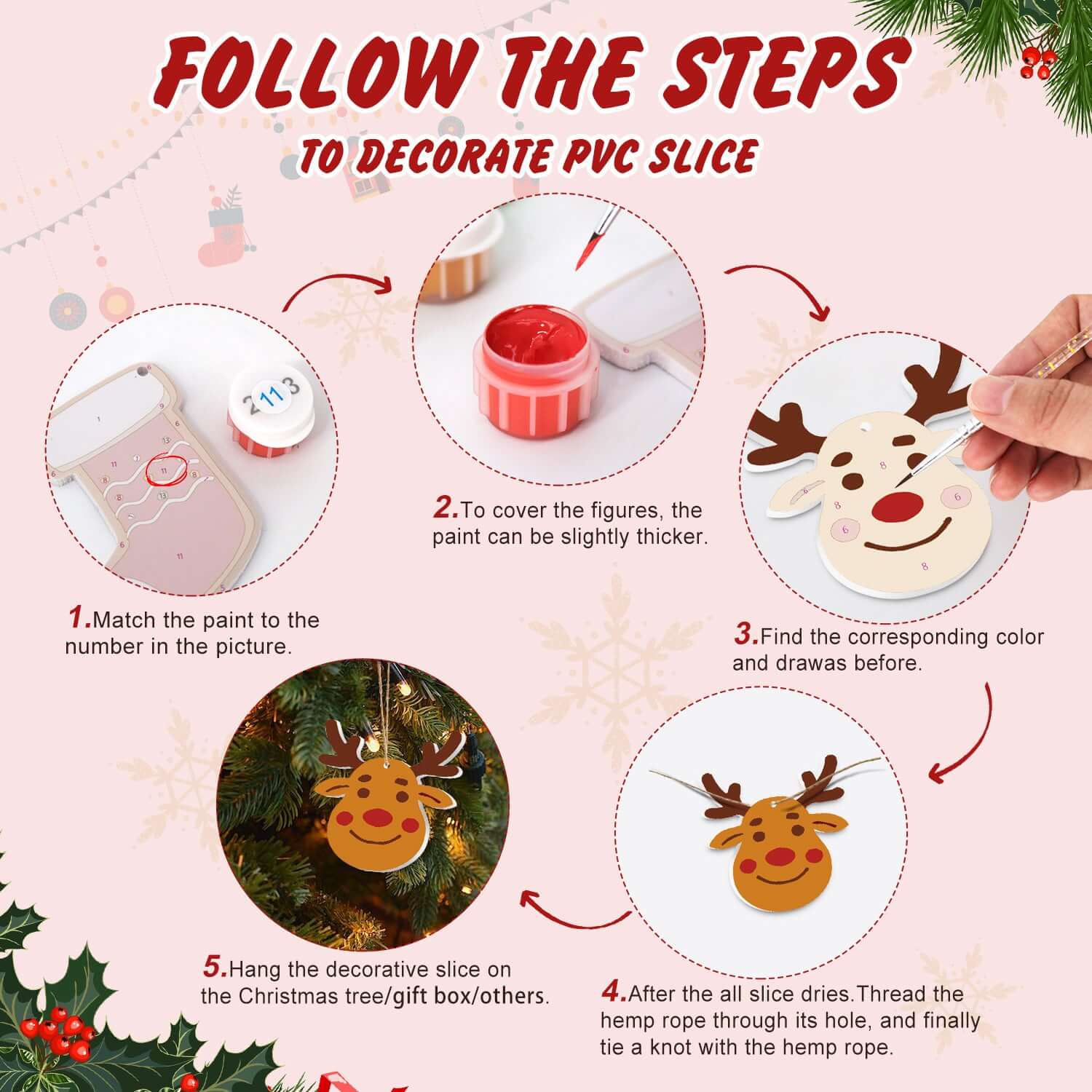 Winter Magic -  Paint by Numbers Kit for Adults | Relaxing DIY Art Gift | -  Portrait By Numbers