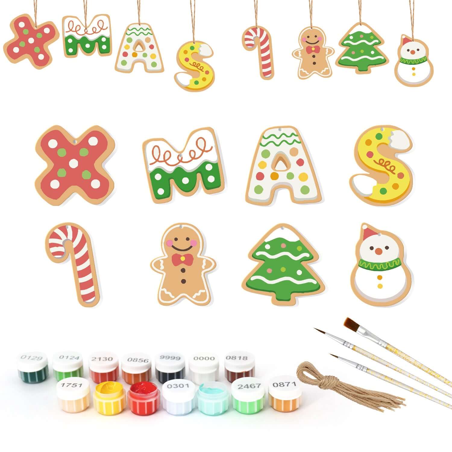 XMAS Magic -  Paint by Numbers Kit for Adults | Relaxing DIY Art Gift | -  Portrait By Numbers