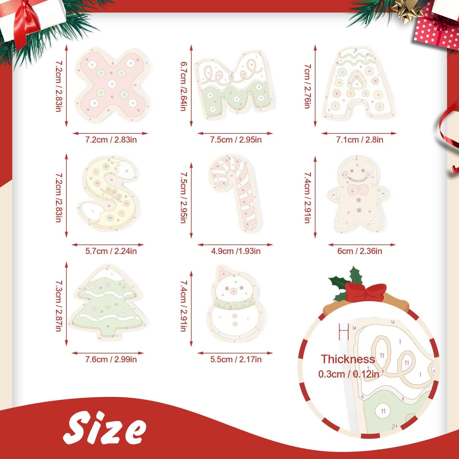 XMAS Magic -  Paint by Numbers Kit for Adults | Relaxing DIY Art Gift | -  Portrait By Numbers