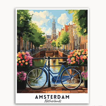Amsterdam - Travel Poster
