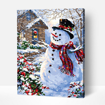 Starlit Winter Village
