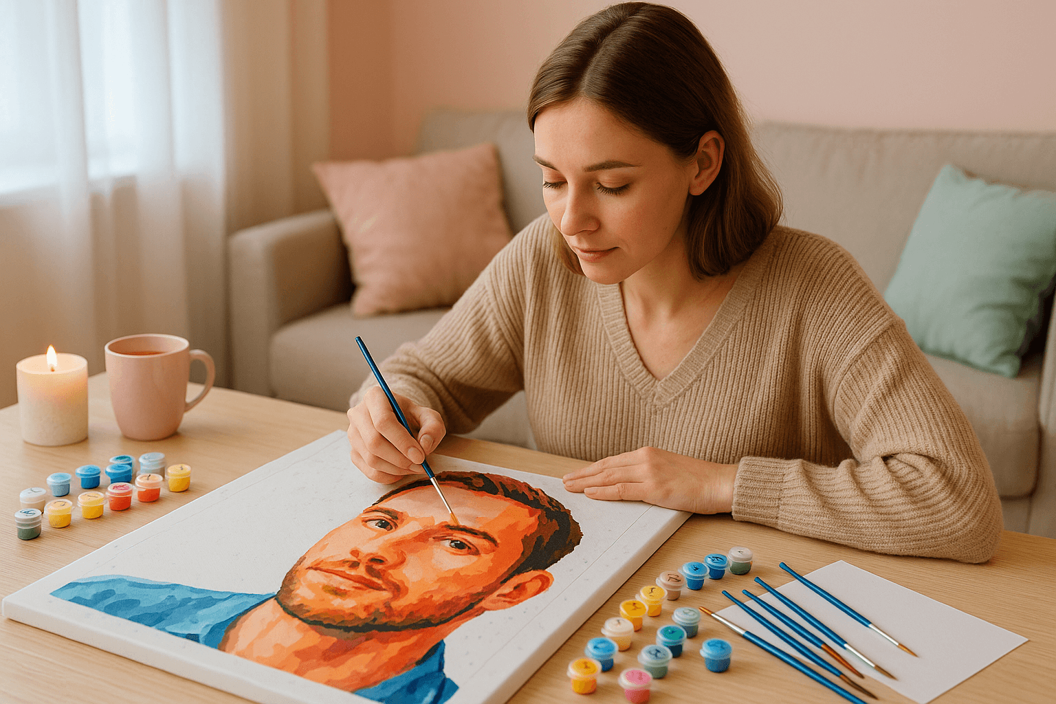 Therapeutic Benefits of Paint by Numbers – Portrait By Numbers