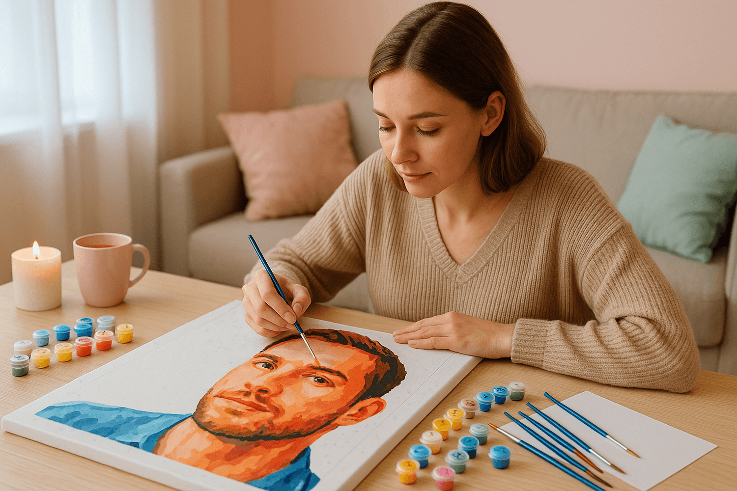 The Therapeutic Benefits of Paint by Numbers | Portrait By Numbers