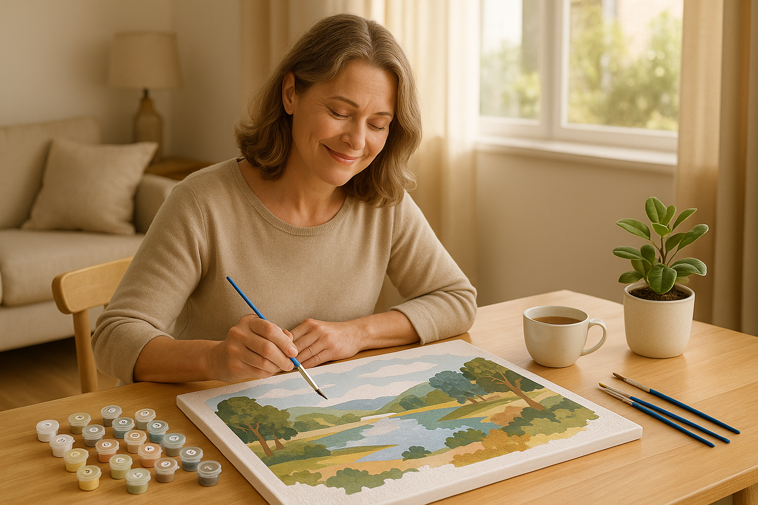 The Art of Relaxation: How Paint by Numbers Can Reduce Stress