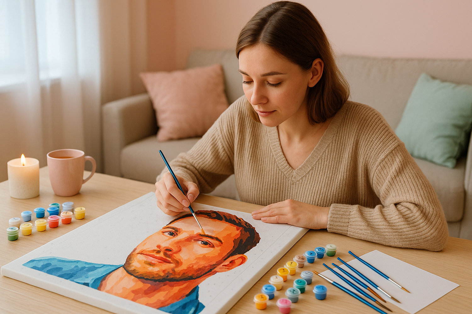 The Therapeutic Benefits of Paint by Numbers | Portrait By Numbers