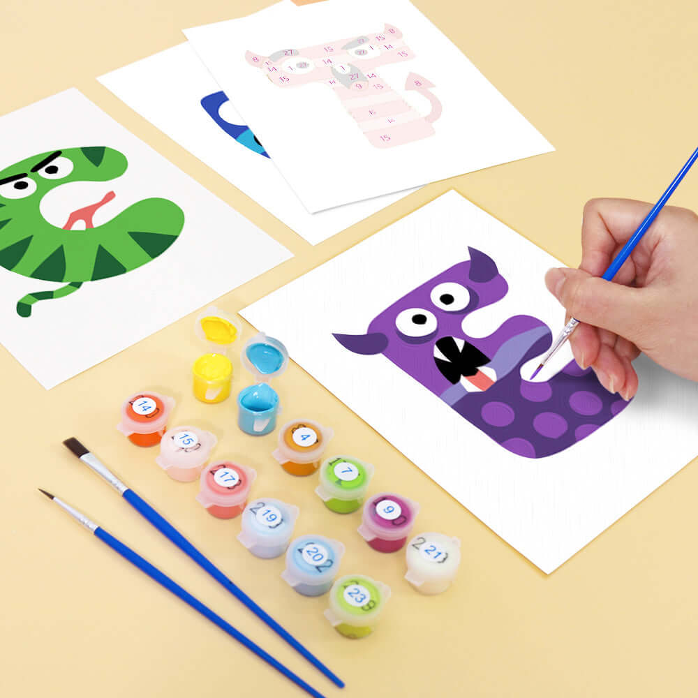 Monster Caps ABCs (Alphabet)
