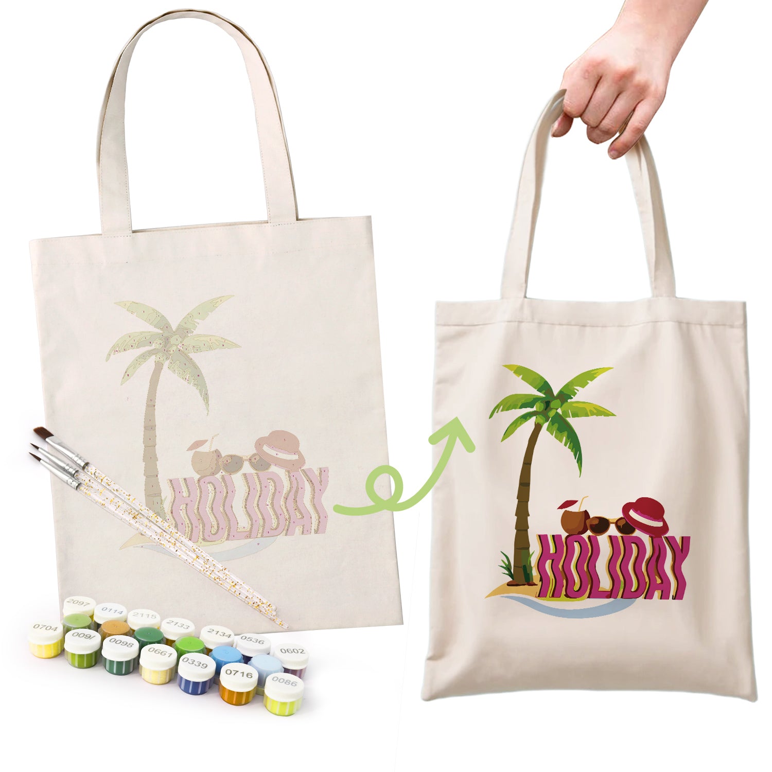 Holiday Palm Beach Bag