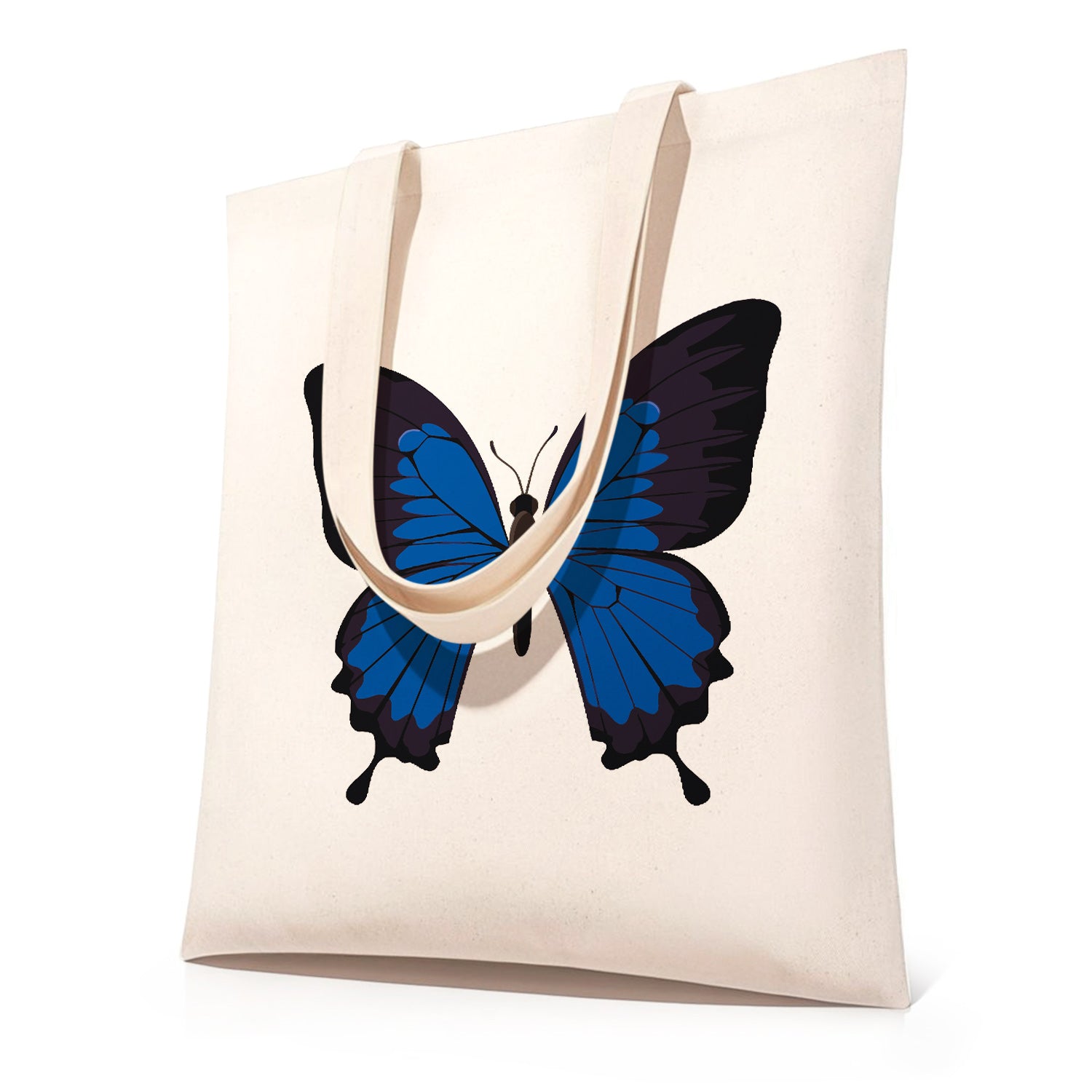 Blue Velvet Butterfly Bag