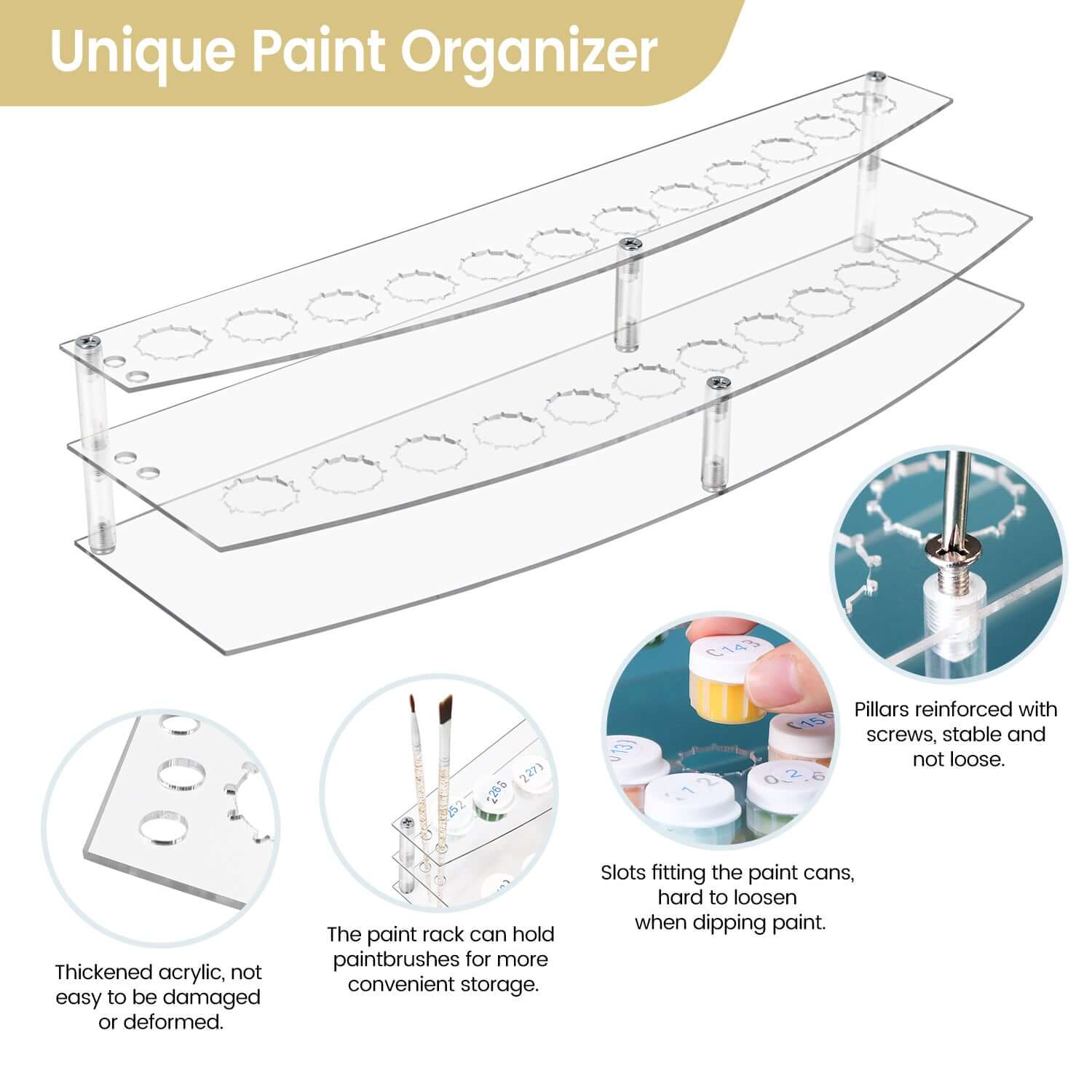 Multi-Size Paint Pot Holder