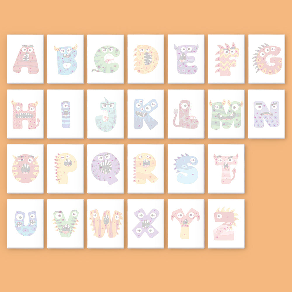 Monster Caps ABCs (Alphabet)