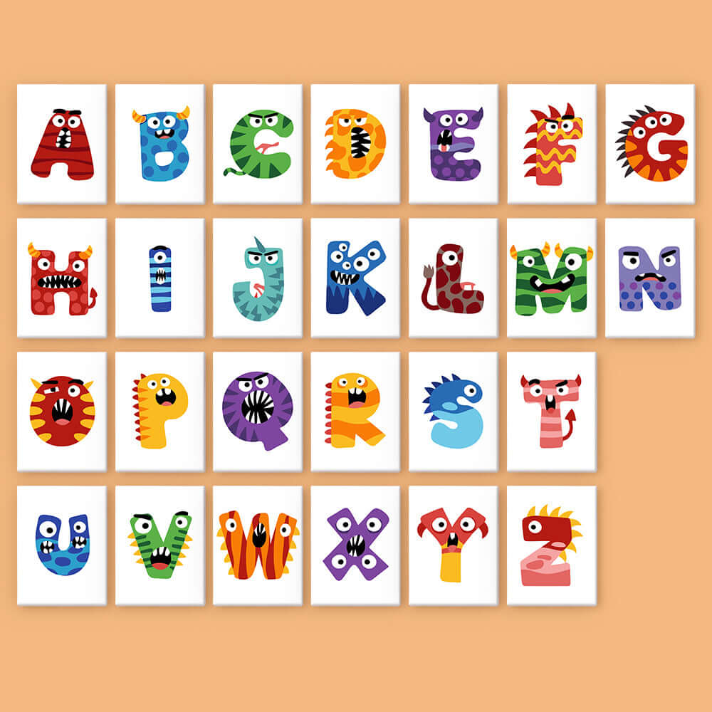 Monster Caps ABCs (Alphabet)