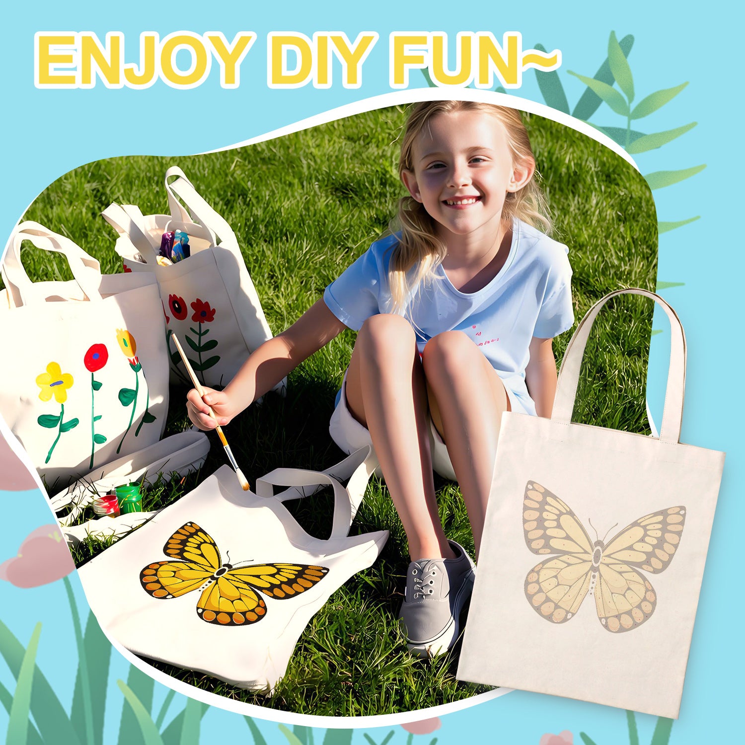 Sunset Butterfly Bag