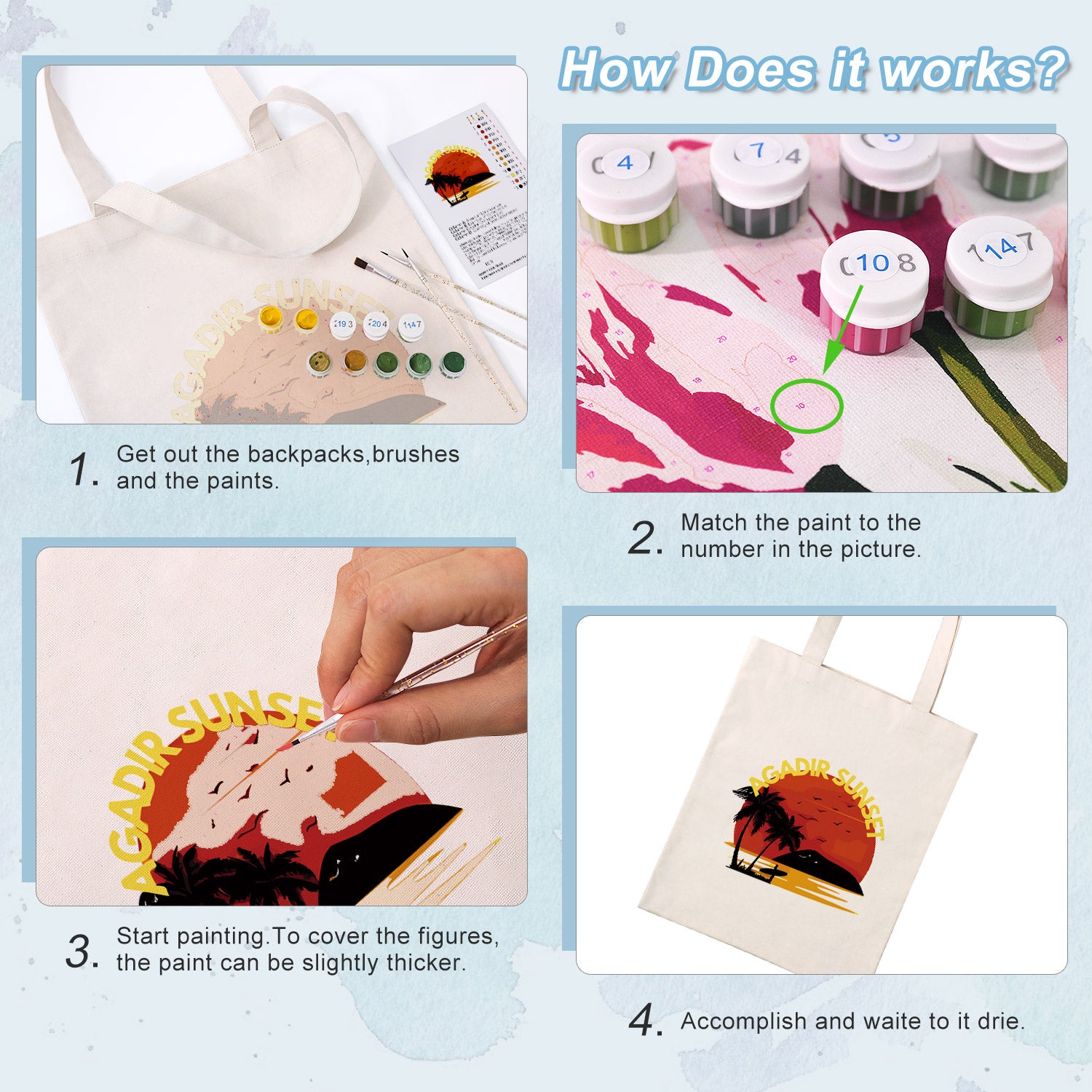 Agadir Sunset Beach Bag