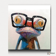 Abstract Frog -  Paint by Numbers Kit for Adults -  Portrait By Numbers