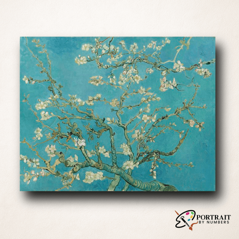Almond Blossom - Vincent Van Gogh -  Paint by numbers -  Portrait By Numbers
