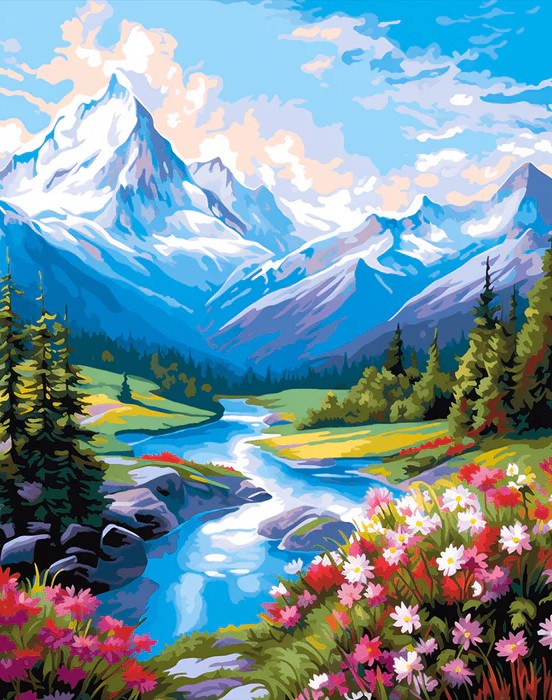 Alpine River Splendor