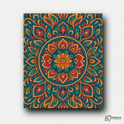 Amber Petals (Mandala) -  Paint by numbers Kit -  Portrait By Numbers