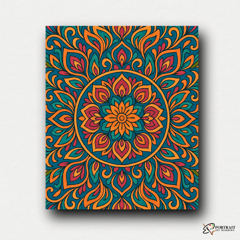 Amber Petals (Mandala)