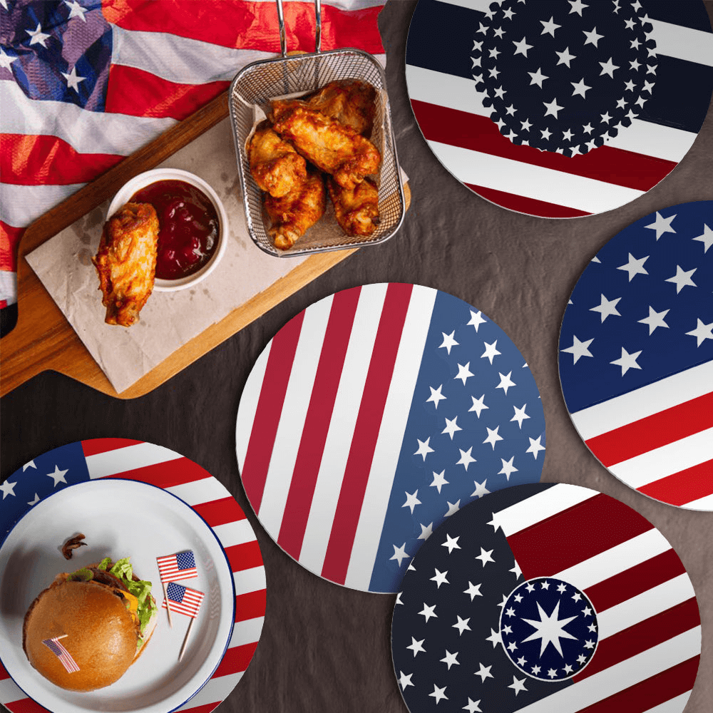 American Spirit (Set of 6) -  Paint by numbers Kit -  Portrait By Numbers