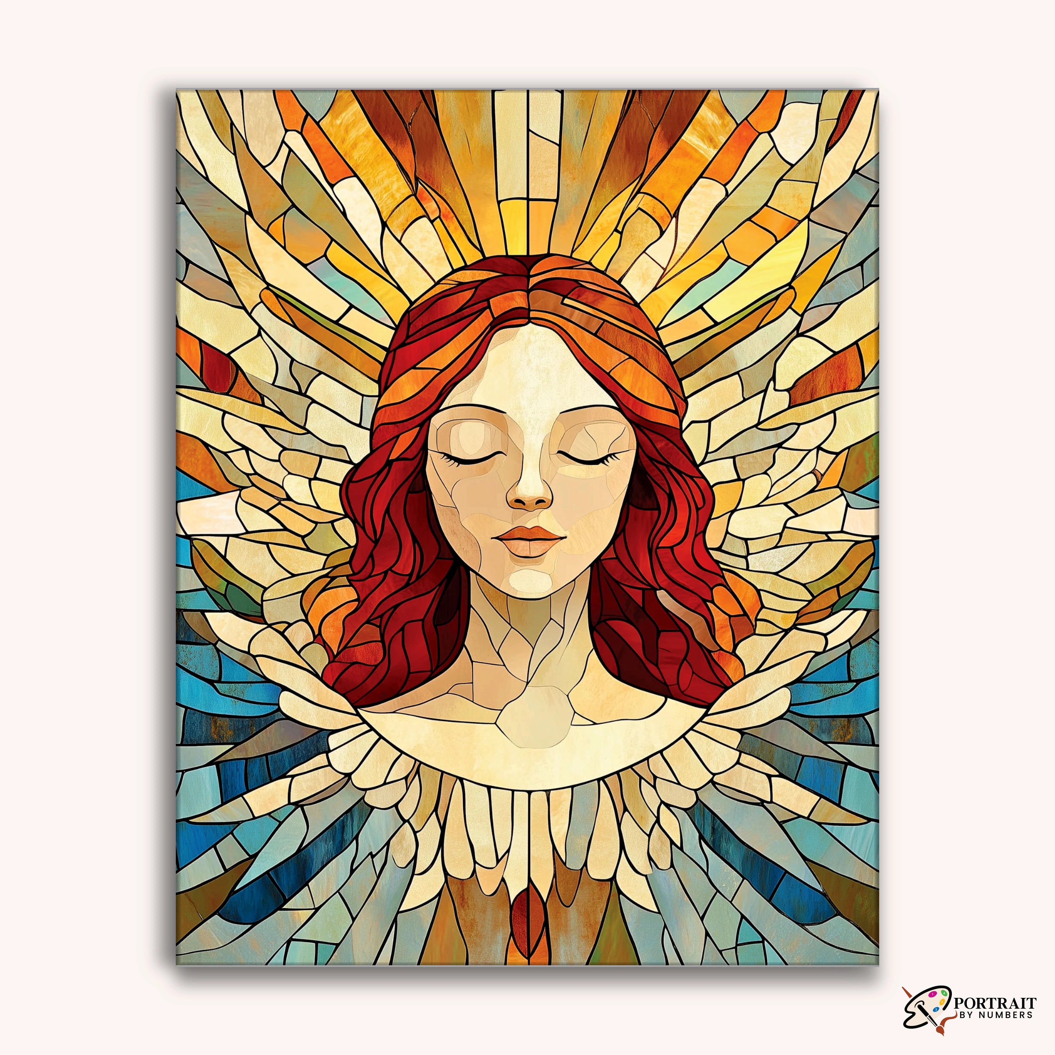 Angel of Light -  Paint by Numbers Kit for Adults -  Portrait By Numbers