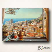 Artistic Village -  Paint by numbers Kit -  Portrait By Numbers