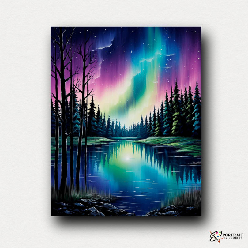 Aurora Lake Silence