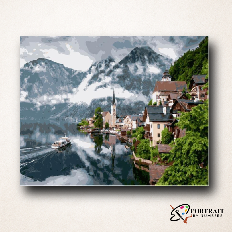 Austrian Alps Town