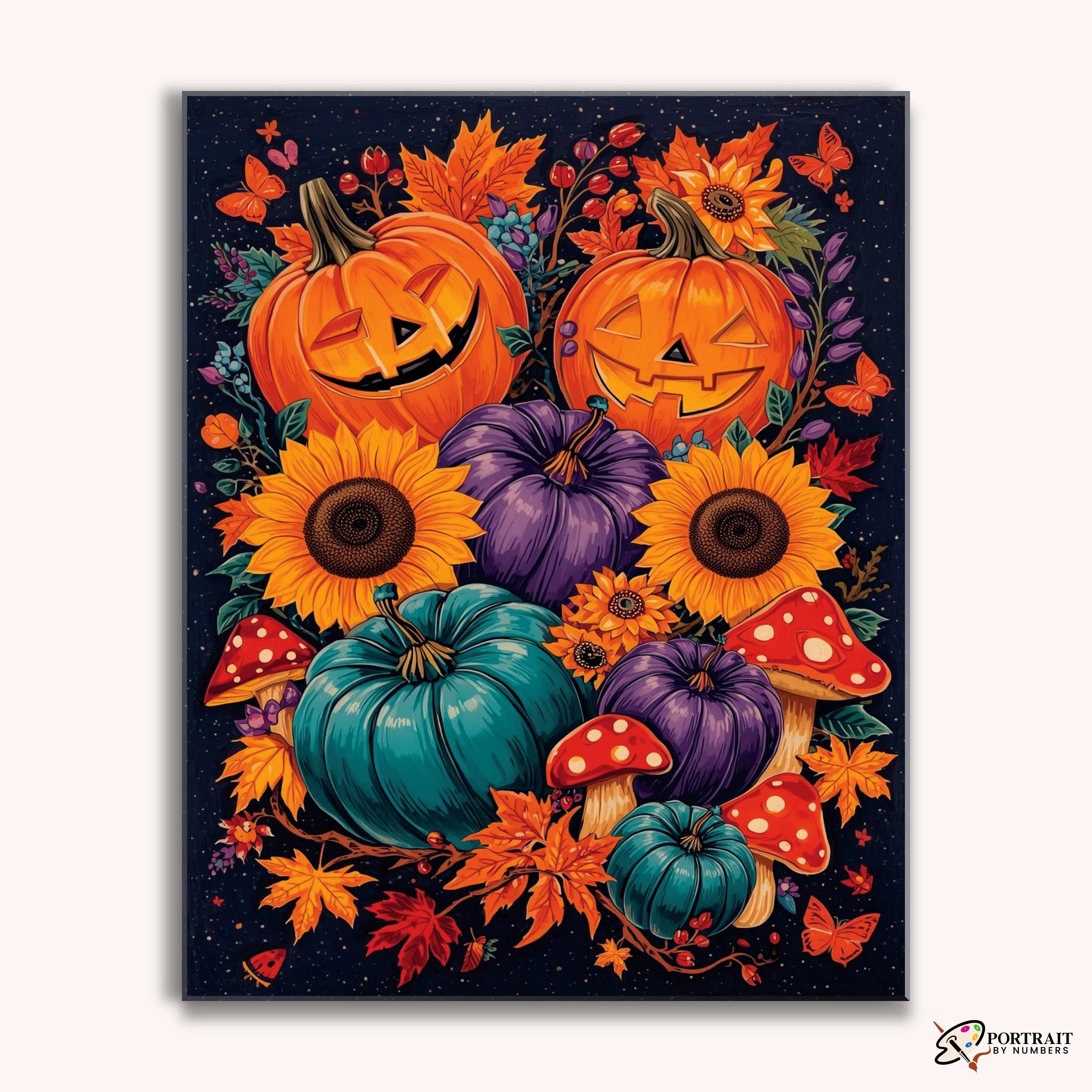 Autumn Harvest -  Paint by Numbers Kit for Adults -  Portrait By Numbers